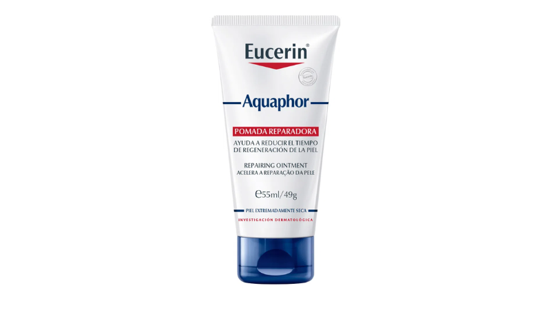 Creme reparador Eucerin.