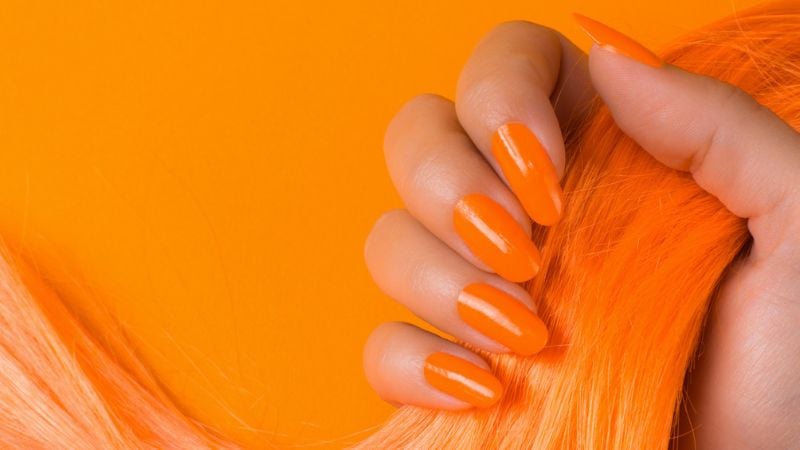 esmalte laranja