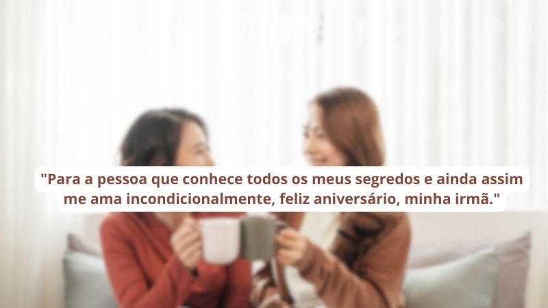 frases de aniversário para irma