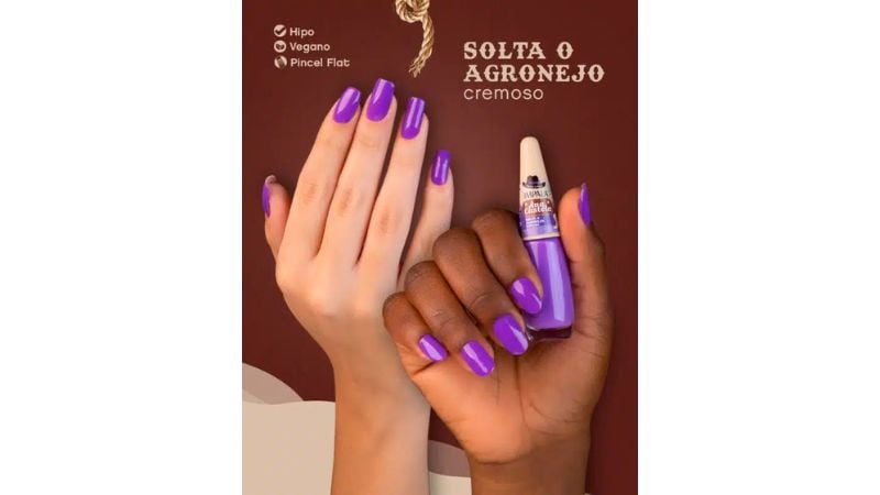 "Solta o Agronjeo" apresenta um roxo bonito e bastante misterioso.