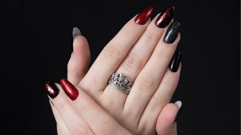 unhas mais simples de vampiro