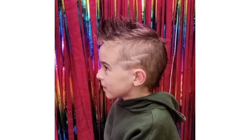 corte de cabelo infantil.