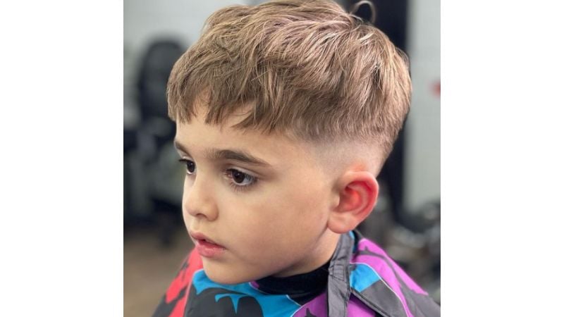 corte de cabelo infantil.