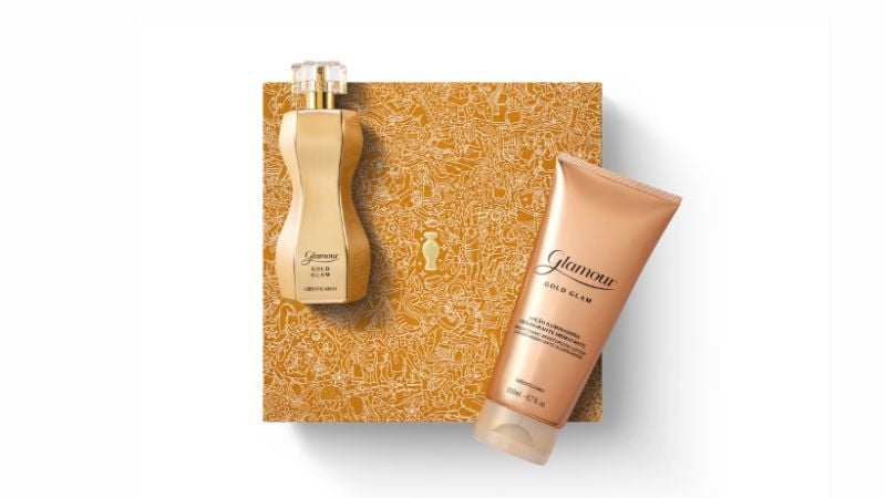 kit de presente glamour gold