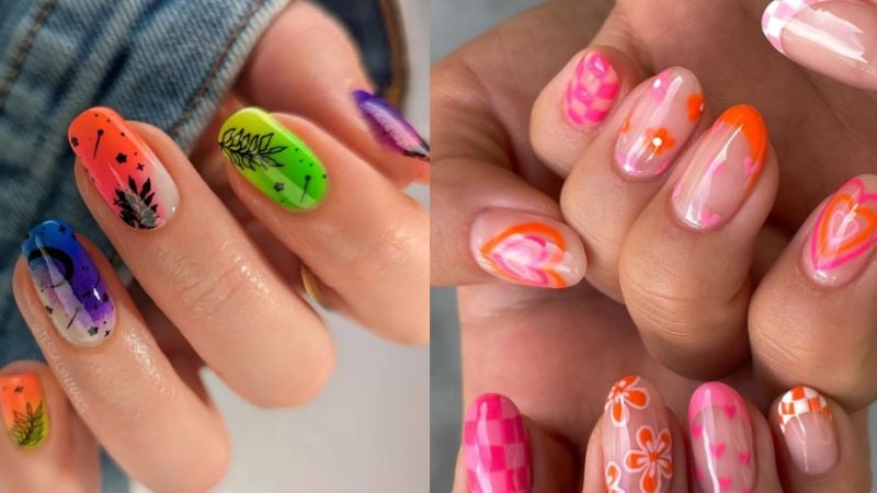 unhas decoradas.