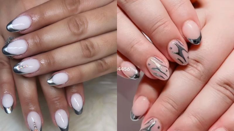 Imagem de unhas decoradas.