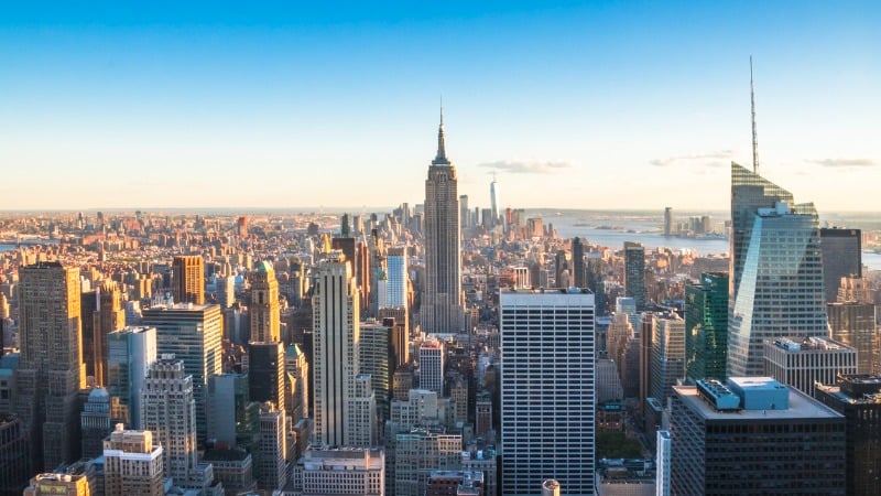 Prédios da cidade de Manhattan.