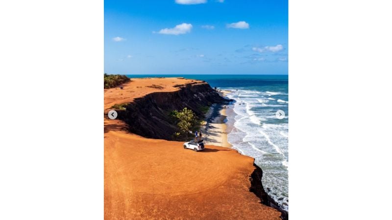 Praia brasileira.