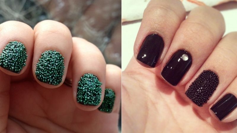 Unhas de caviar.