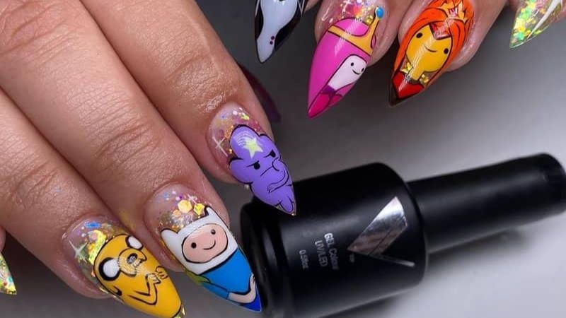 unhas decoradas animações