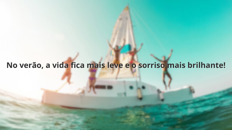 Frase de verão.