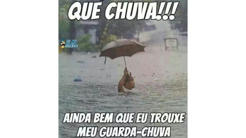 meme sobre chuva