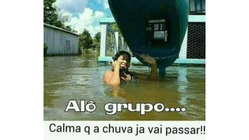 meme sobre chuva