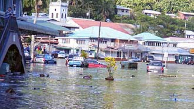 O sismo de Samoa, Ilhas Samoa