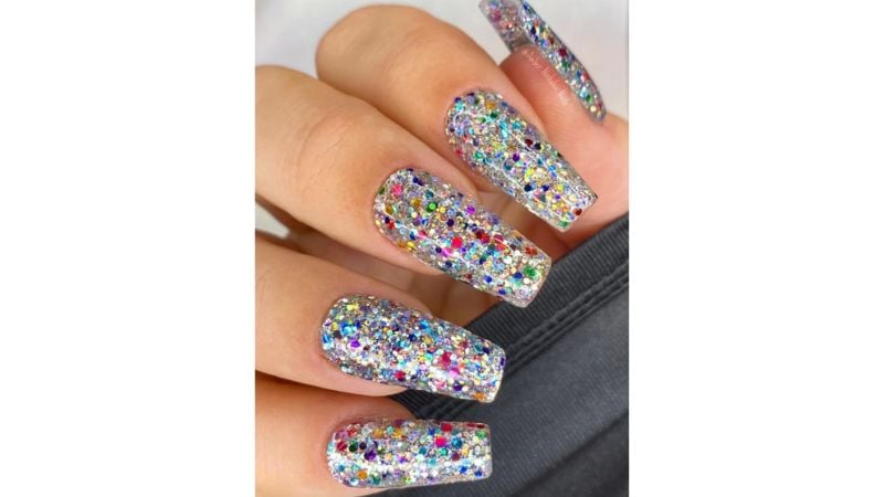 Unhas decoradas para o carnaval