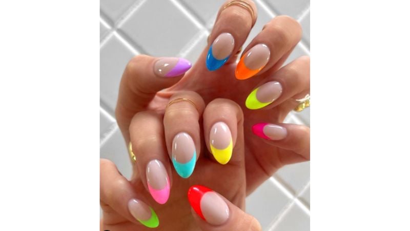 Unhas decoradas para o carnaval