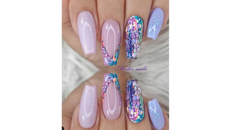 Unhas decoradas para o carnaval