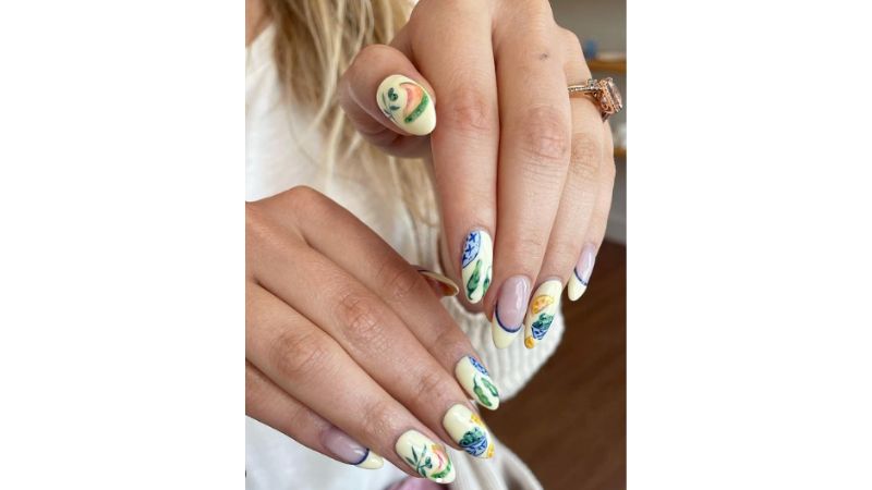 Unhas tropicais.