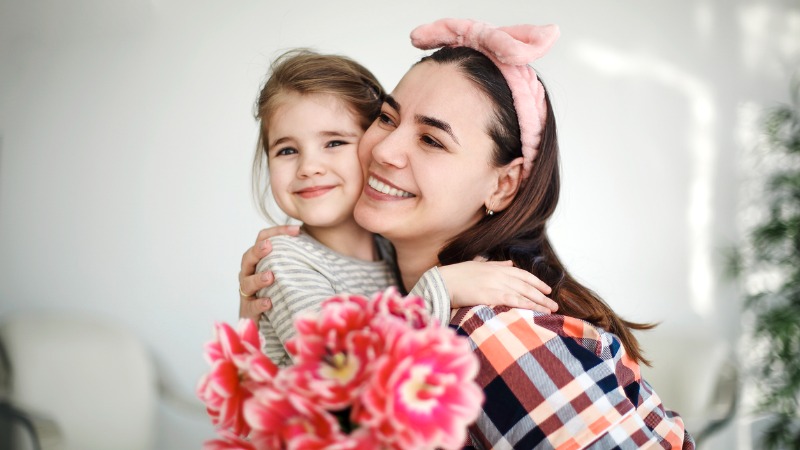 flores para a mãe