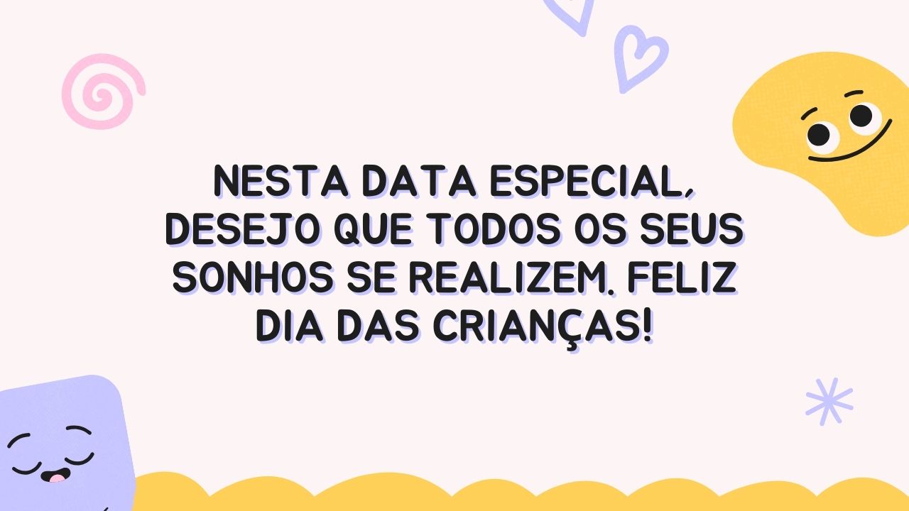 Frase de dia das crianças