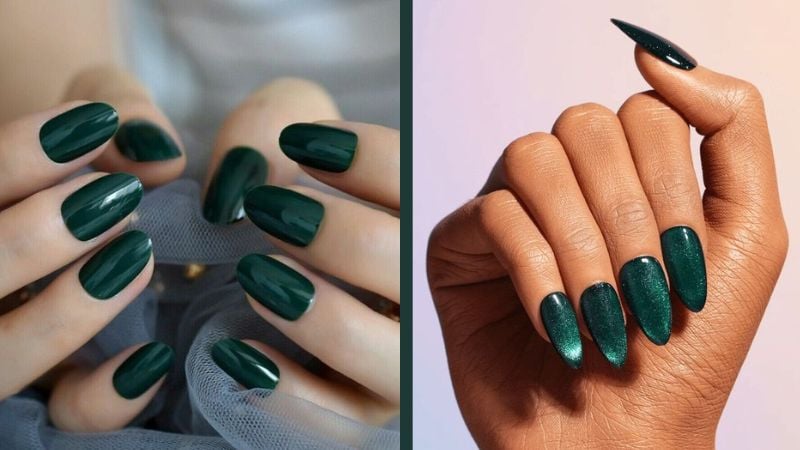 esmalte verde esmeralda