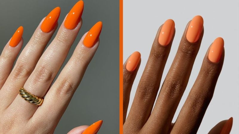 esmalte laranja