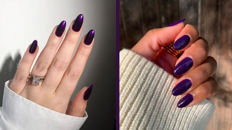 esmalte roxo