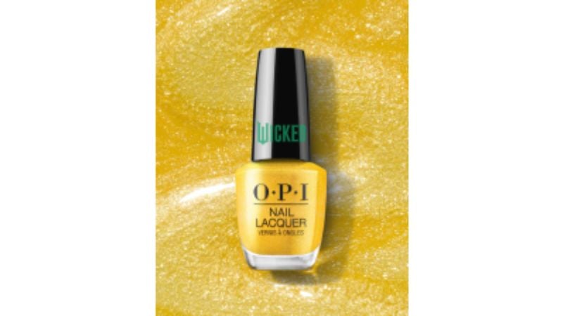 Esmalte amarelo.