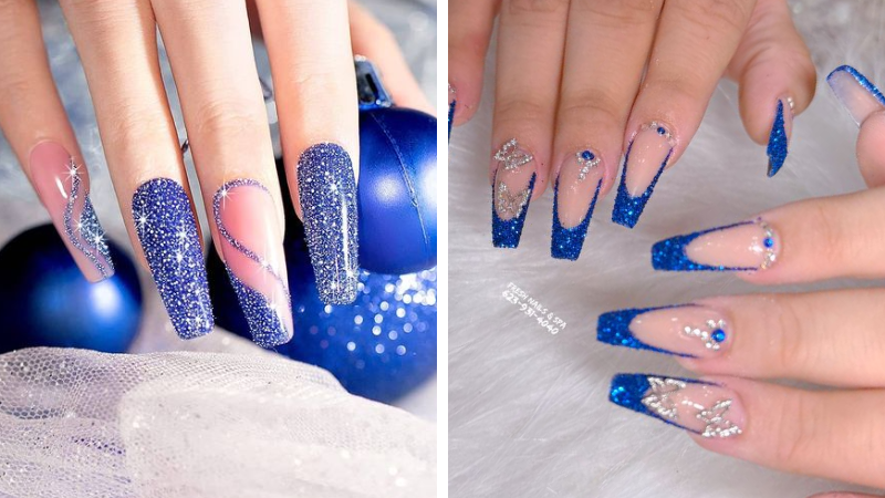 azul glitter