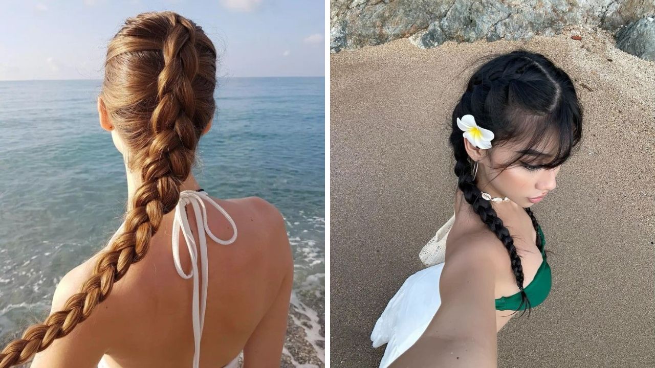 Penteado com tranças