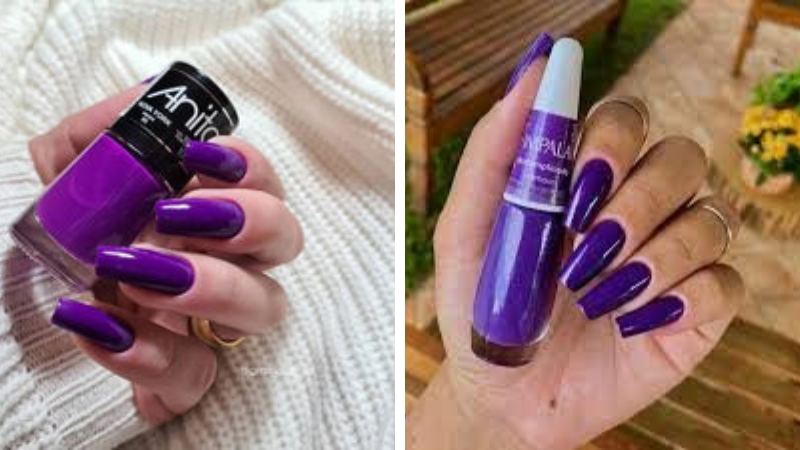 esmalte roxo