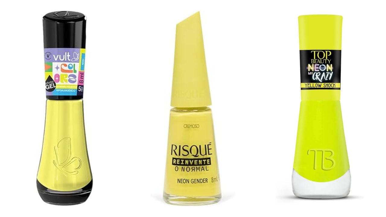 Melhores tons de esmaltes amarelo