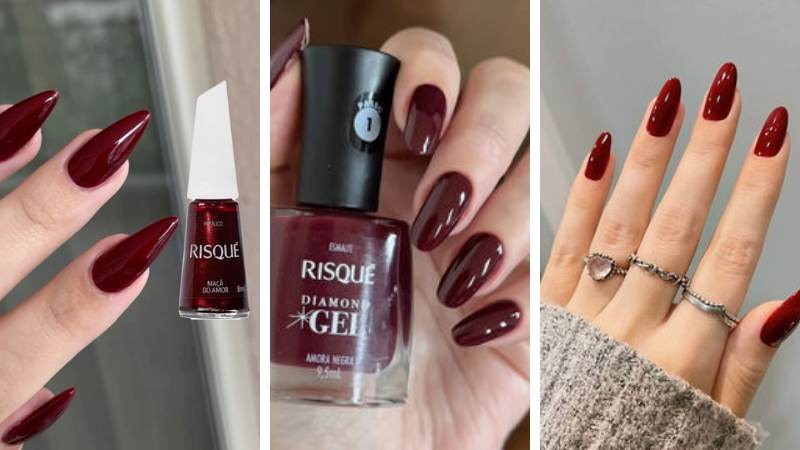 esmalte vinho