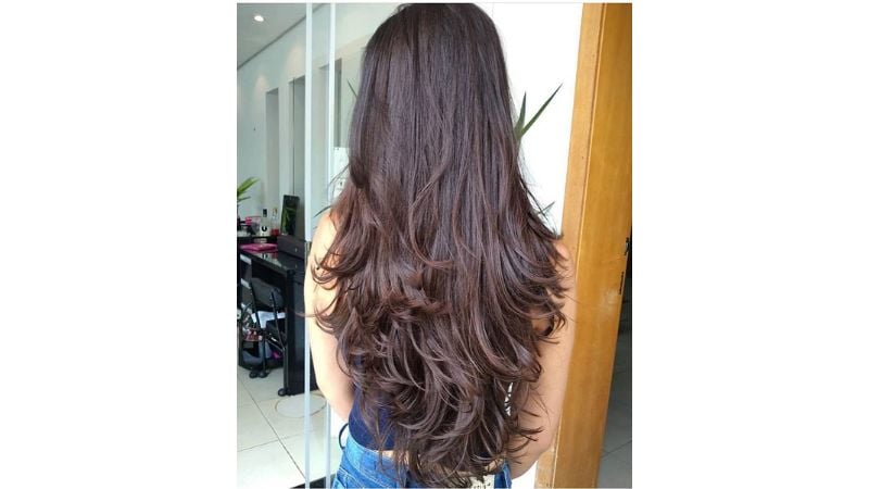 cabelo longo.