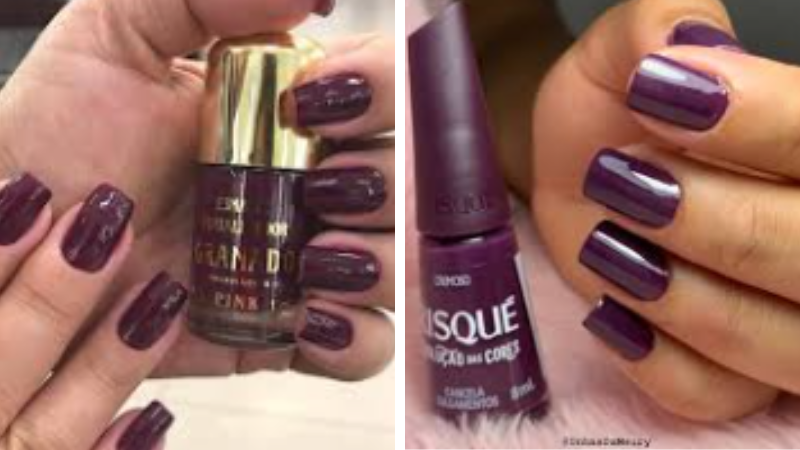 esmalte roxo berinjela