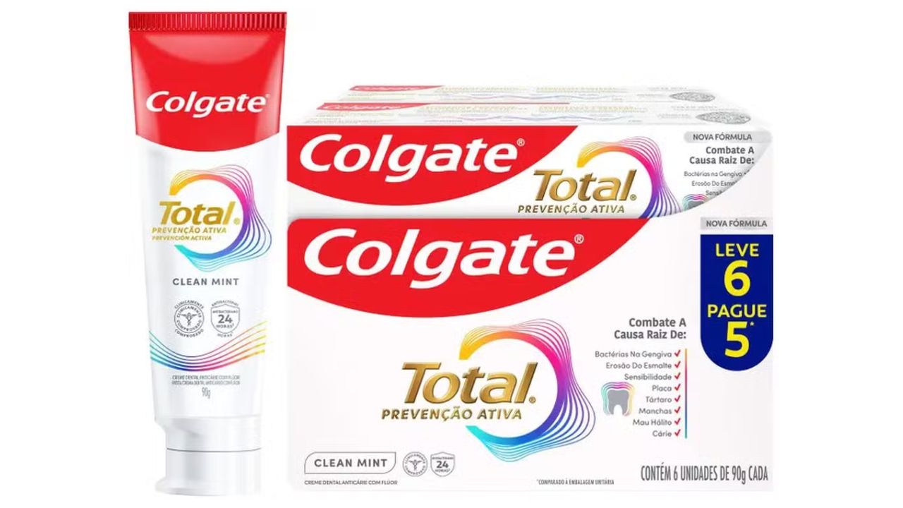 Pasta de dente Total Clean Mint