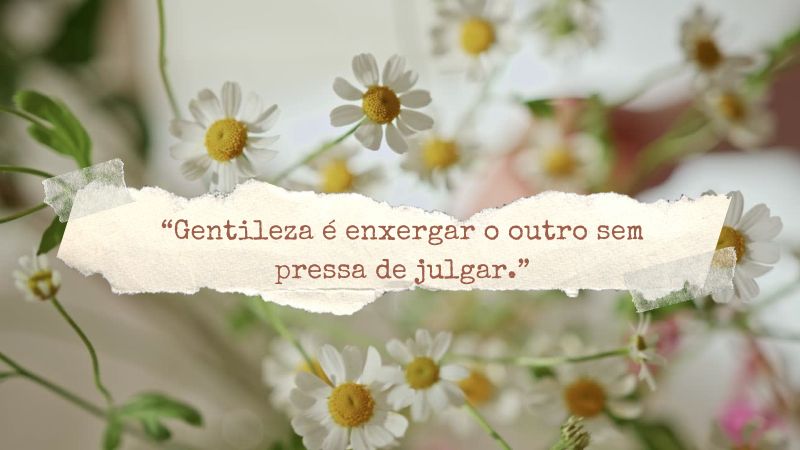 frase sobre gentileza