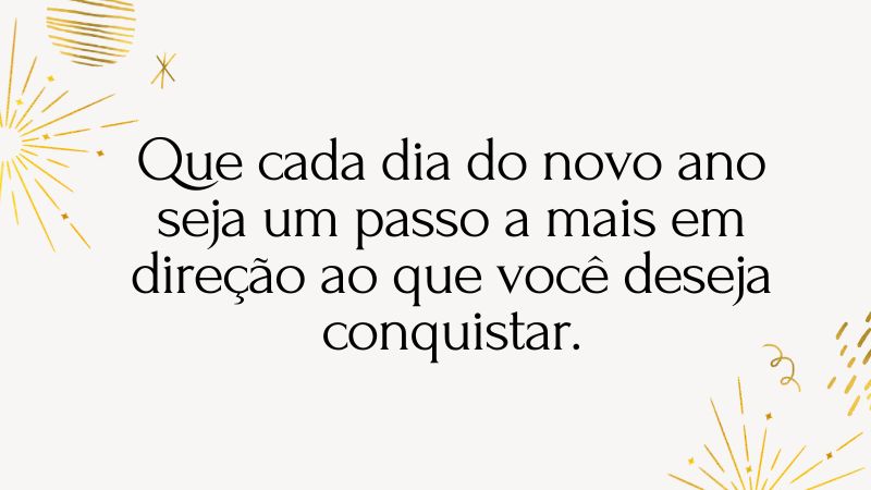 frases de ano novo para perseguir sonhos