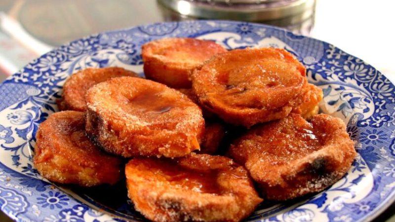 rabanada de vinho do porto