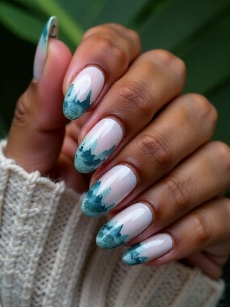 unhas aquarela