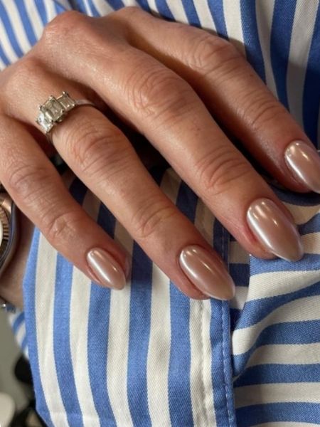 unhas peroladas
