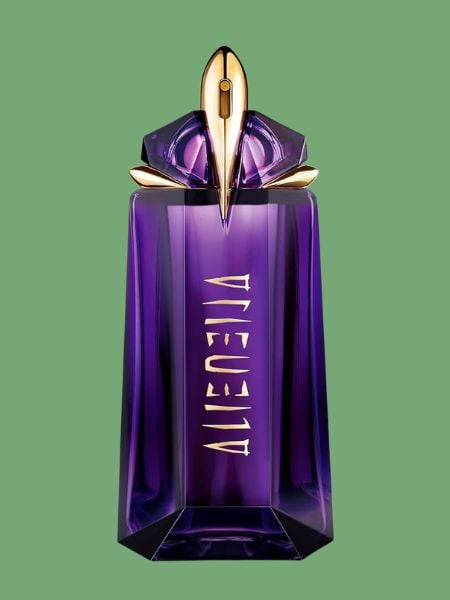 perfume de embalagem roxa