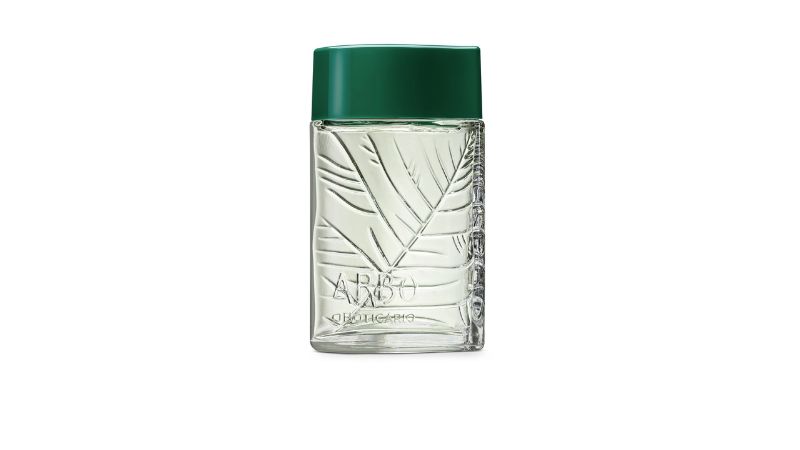 perfume de frasco verde
