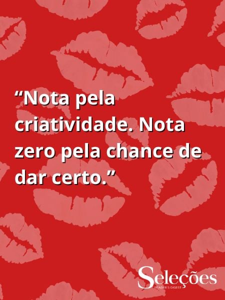 imagem com fundo de beijos e frase em primeiro plano