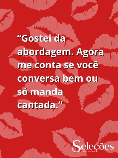 imagem com fundo de beijos e frase em primeiro plano