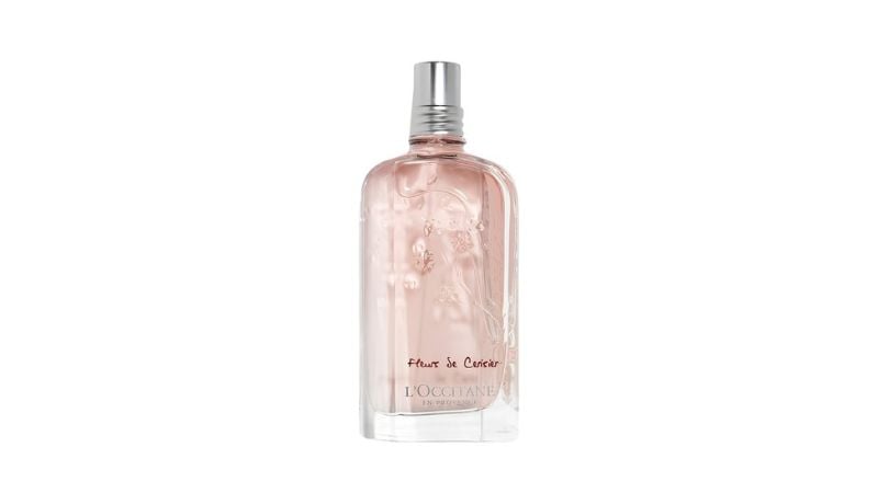 perfume de frasco rosa