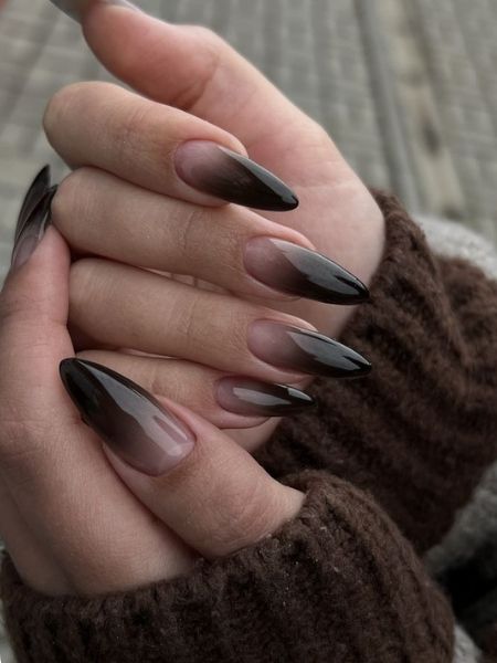 unhas efeito esfumado