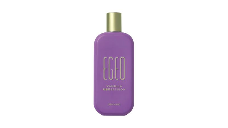 perfume com embalagem lilás