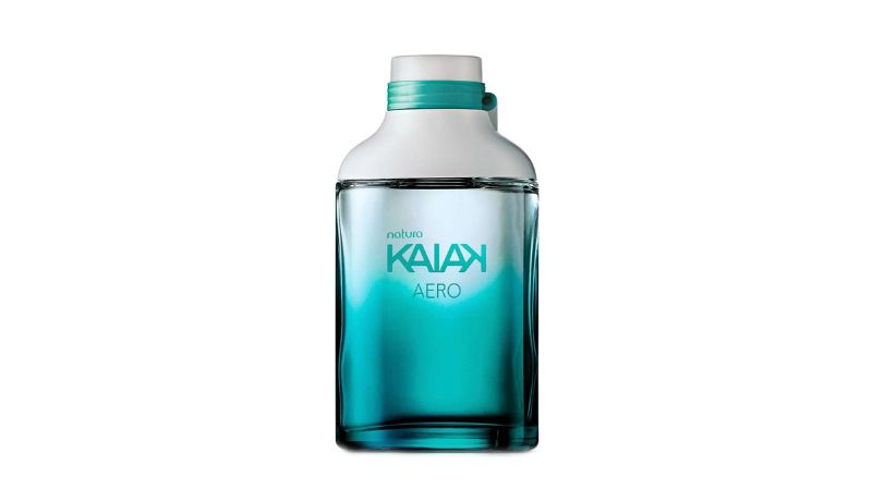 perfume com embalagem azul