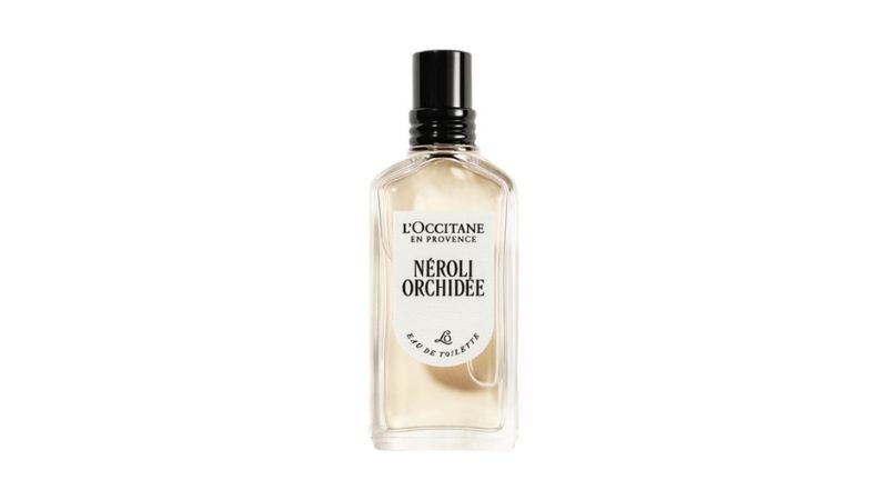 pefume de frasco transparente.